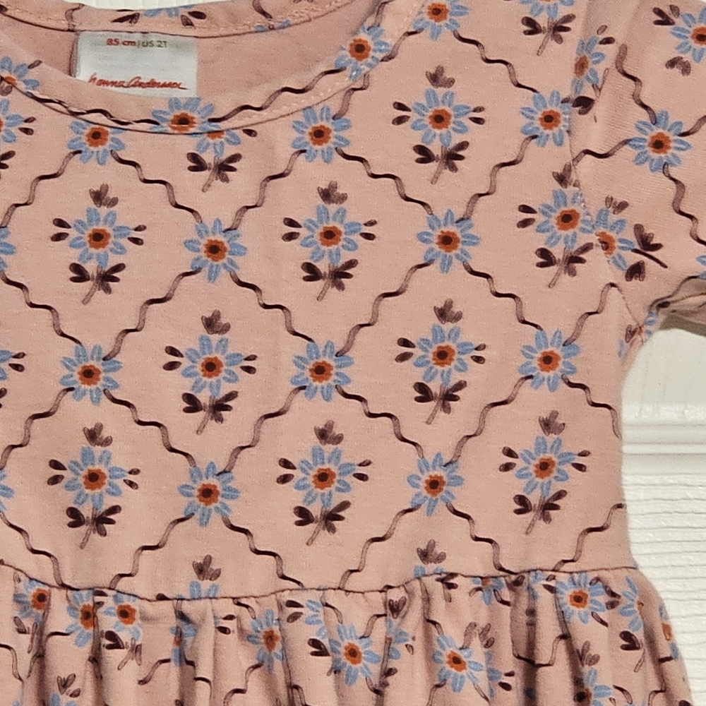 Hanna Andersson BUNDLE of 2 Organic Cotton Play Dresses (Total MSRP $88) 2T - Picture 9 of 13